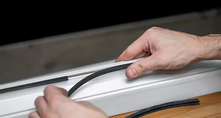 Garage Door Bottom Seal Repair in Ensley, FL